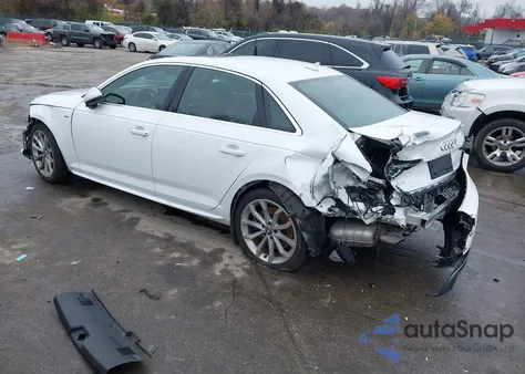 2019 Audi A4 45 Premium из США, поврежденный, VIN WAUDNAF44KN005451